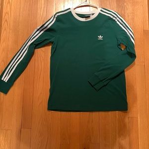 Adidas long sleeve emerald green